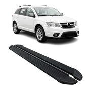 Marchepieds Latéraux pédale pour Fiat Freemont 2011-2016 Noir Aluminium 2Pcs