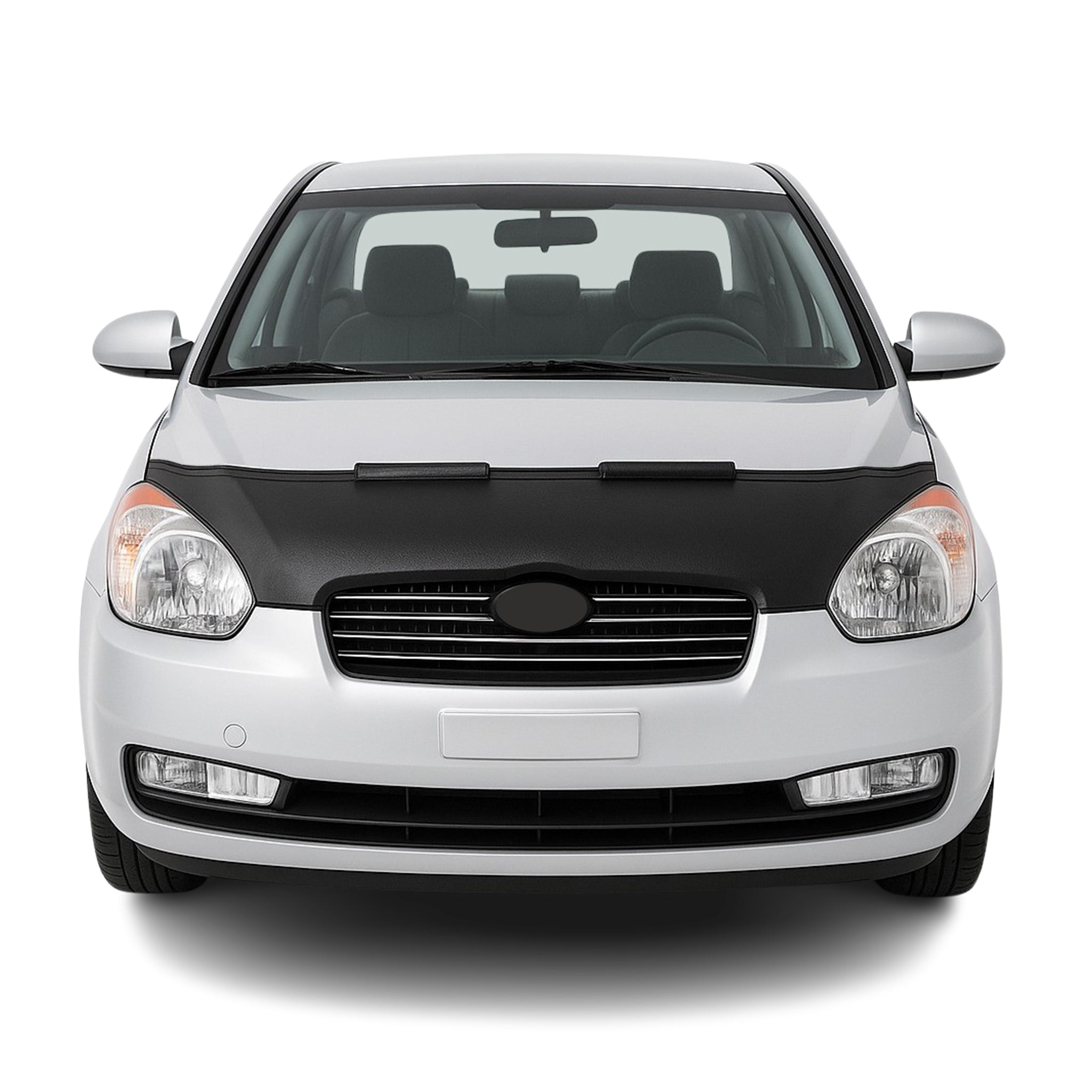 Protège Capot pour Hyundai Accent Era 2005-2011 Masque de voiture vinyle Noir