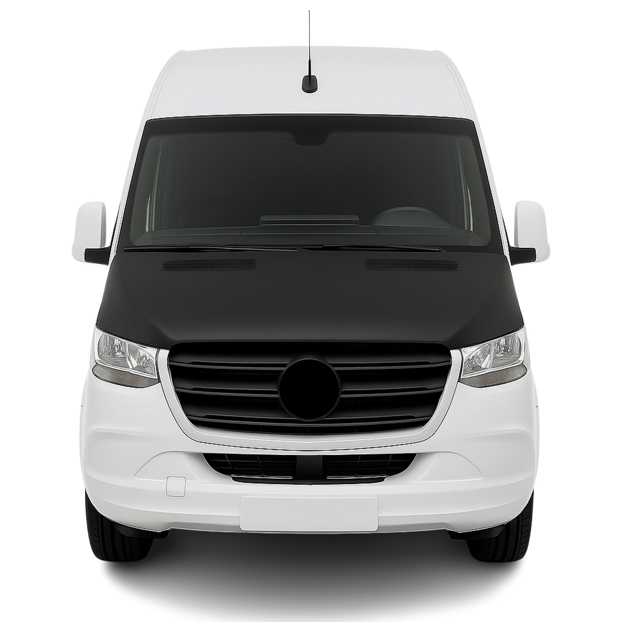 Protège Capot pour Mercedes Sprinter W907 2018-2026 Masque vinyle Noir complète