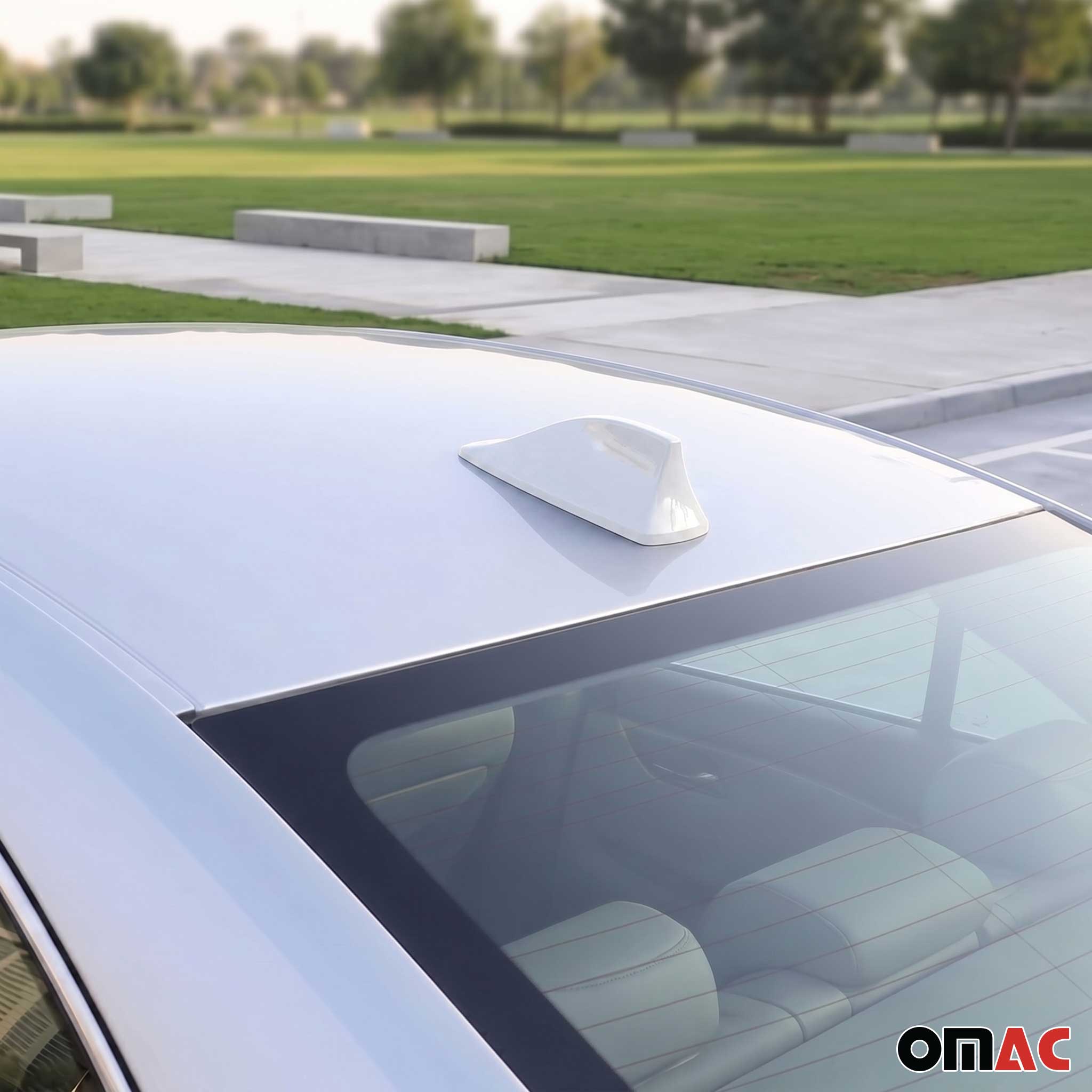 Antenne De Toit Aileron Requin pour Chevrolet Cruze Radio AM/FM Blanc