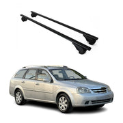 Barres de toit Transversales pour Chevrolet Lacetti 2004-2011 Fer Noir
