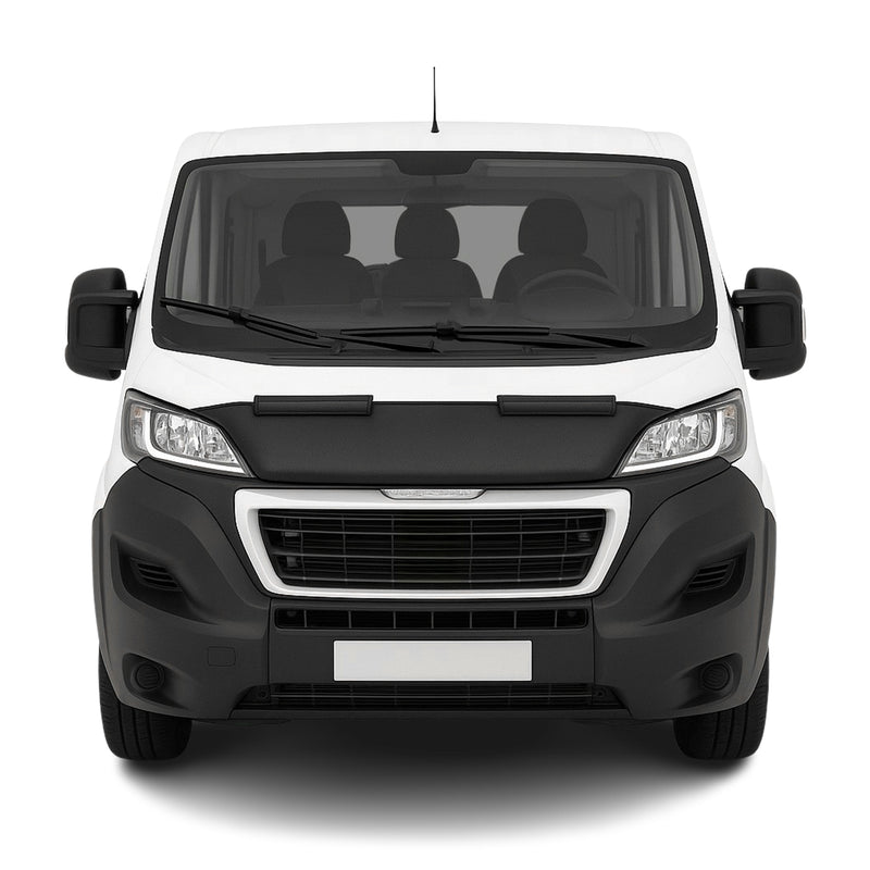 Protège Capot pour Peugeot Boxer 2014-2021 Masque de voiture vinyle Noir