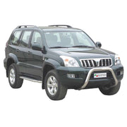 Pare-buffle Avant pour Toyota Land Cruiser KDJ120 2003-2008 76 mm en Acier Gris