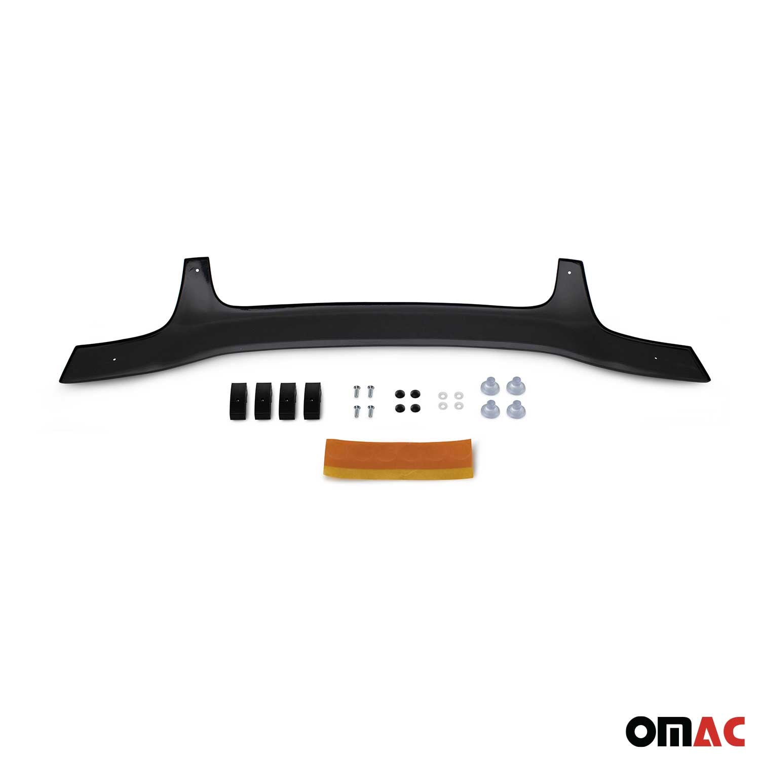 Deflecteurs d'air capot de voiture pour Fiat Doblo 2000-2005 Acrylique Noir