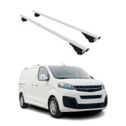Barres de toit Transversales pour Opel Zafira Life 2019-2026 Fer Argent