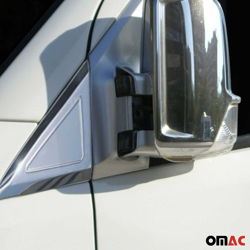 Triangle de fenêtre pour Mercedes Sprinter W906 2006-2018 Chromé Inox 2x