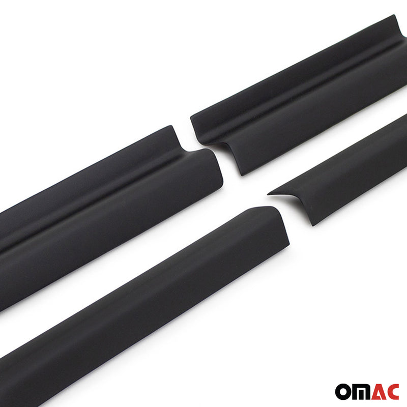 Couverture de Seuil de porte pour VW Caddy 2015-2025 ABS Noir 4 Pcs