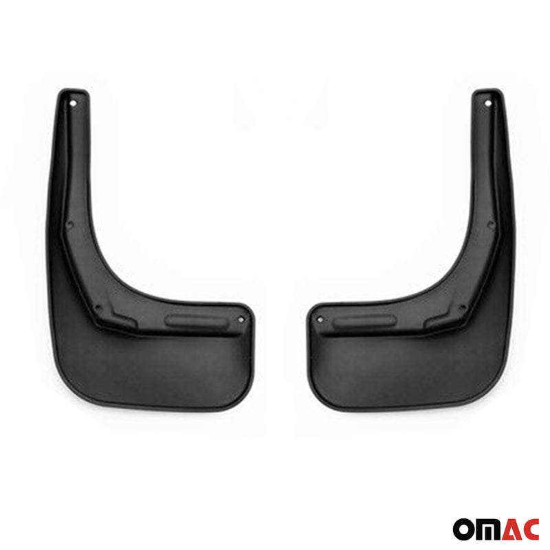 Bavettes Garde Boue pour Citroen C4 Berline 2009-2017 Arrière Plastique Noir 2x