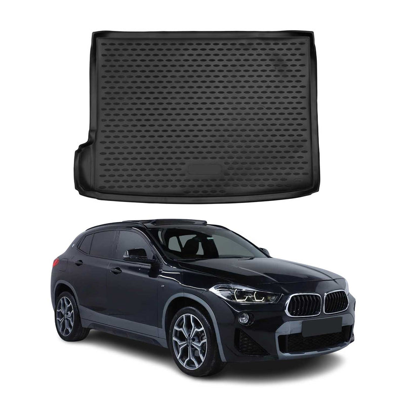 OMAC Tapis de coffre pour BMW X2 2018-2023 en caoutchouc TPE Noir 1Pcs