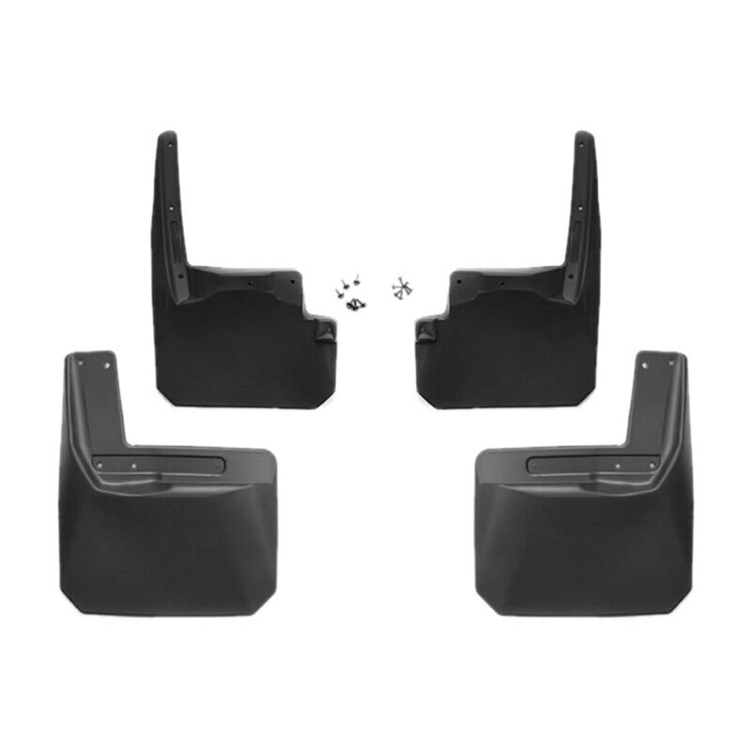 Bavettes Garde Boue pour Jeep Wrangler 2007-2018 Avant et Arrière Noir 4Pcs