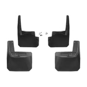 Bavettes Garde Boue pour Jeep Wrangler 2007-2018 Avant et Arrière Noir 4Pcs