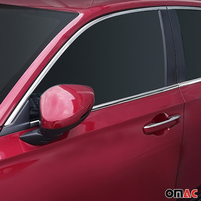 Garniture de Fenêtre pour Honda Civic Berline 2021-2025 Acier Inox Brillant 6Pcs