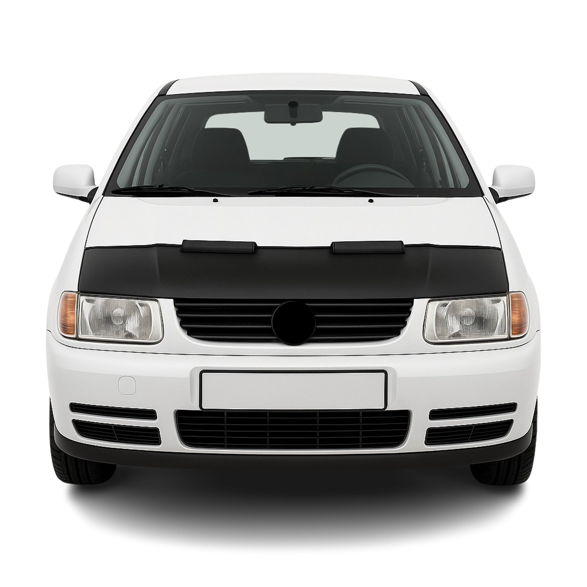 Protège Capot pour VW Polo 1994-1999 Masque de voiture vinyle Noir