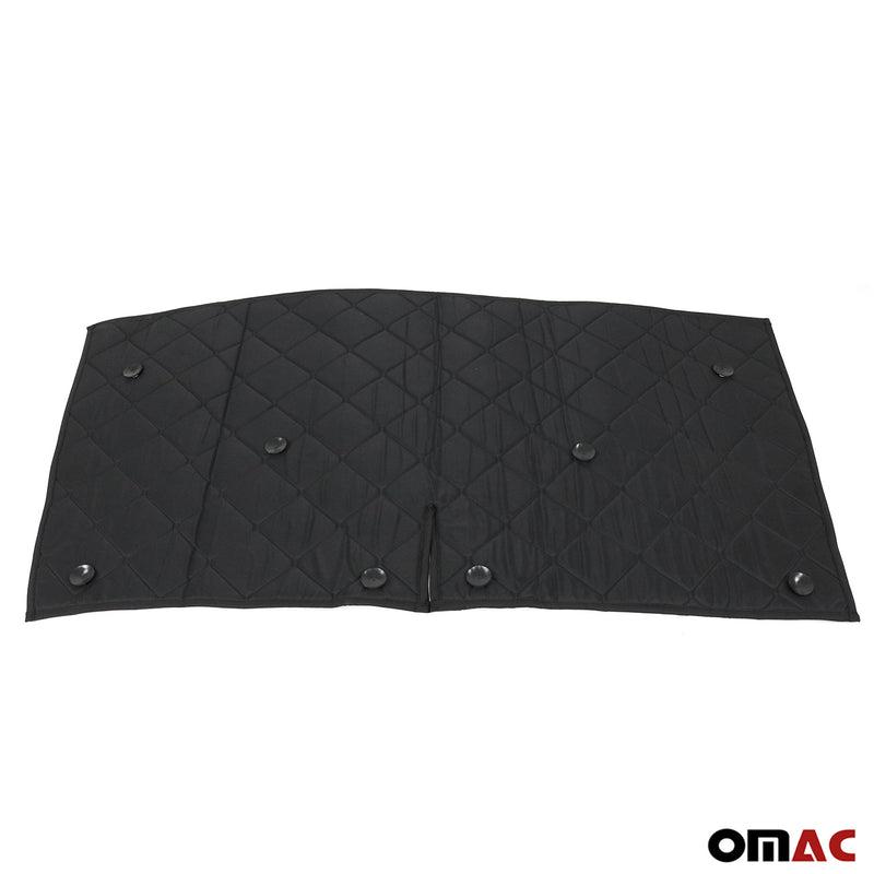 Rideaux pare-soleil d'isolation pour VW Crafter 2006-2018 Noir Tissu