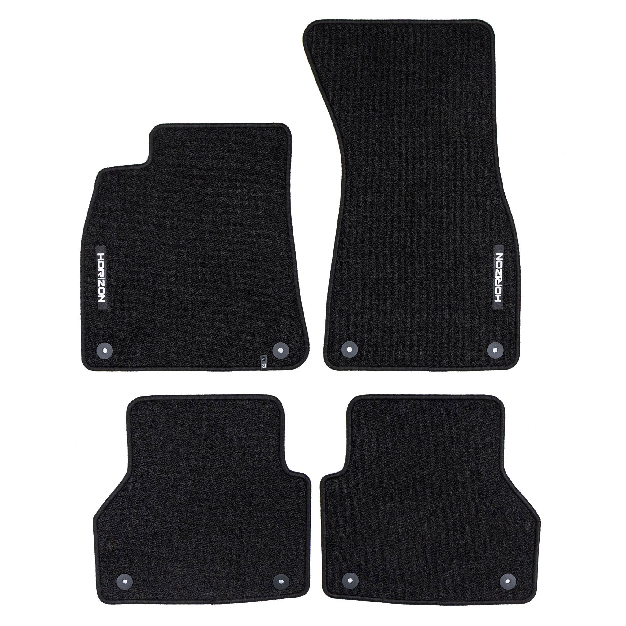 Tapis de Sol de Voiture pour Audi A6 C8 2018-2025 Velours solide et durable 4Pcs