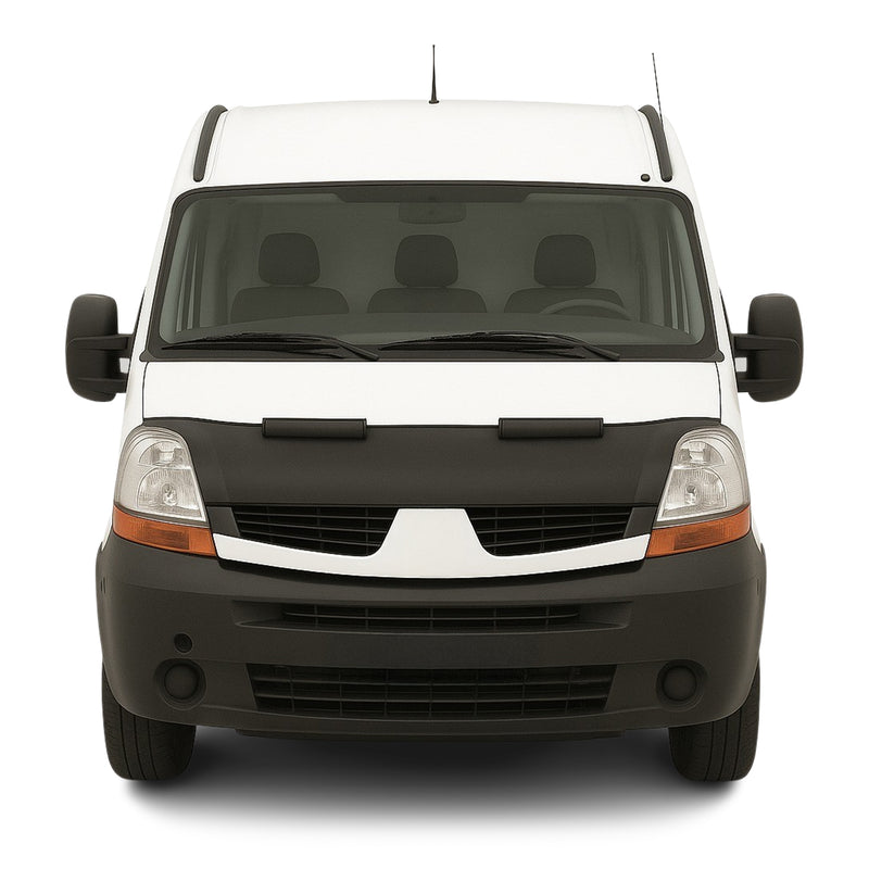 Protège Capot pour Renault Master 2003-2010 Masque de voiture vinyle Noir