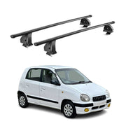 Barres de toit transversales acier pour Hyundai Atos Prime 1999-2007 TÜV Noir 2x