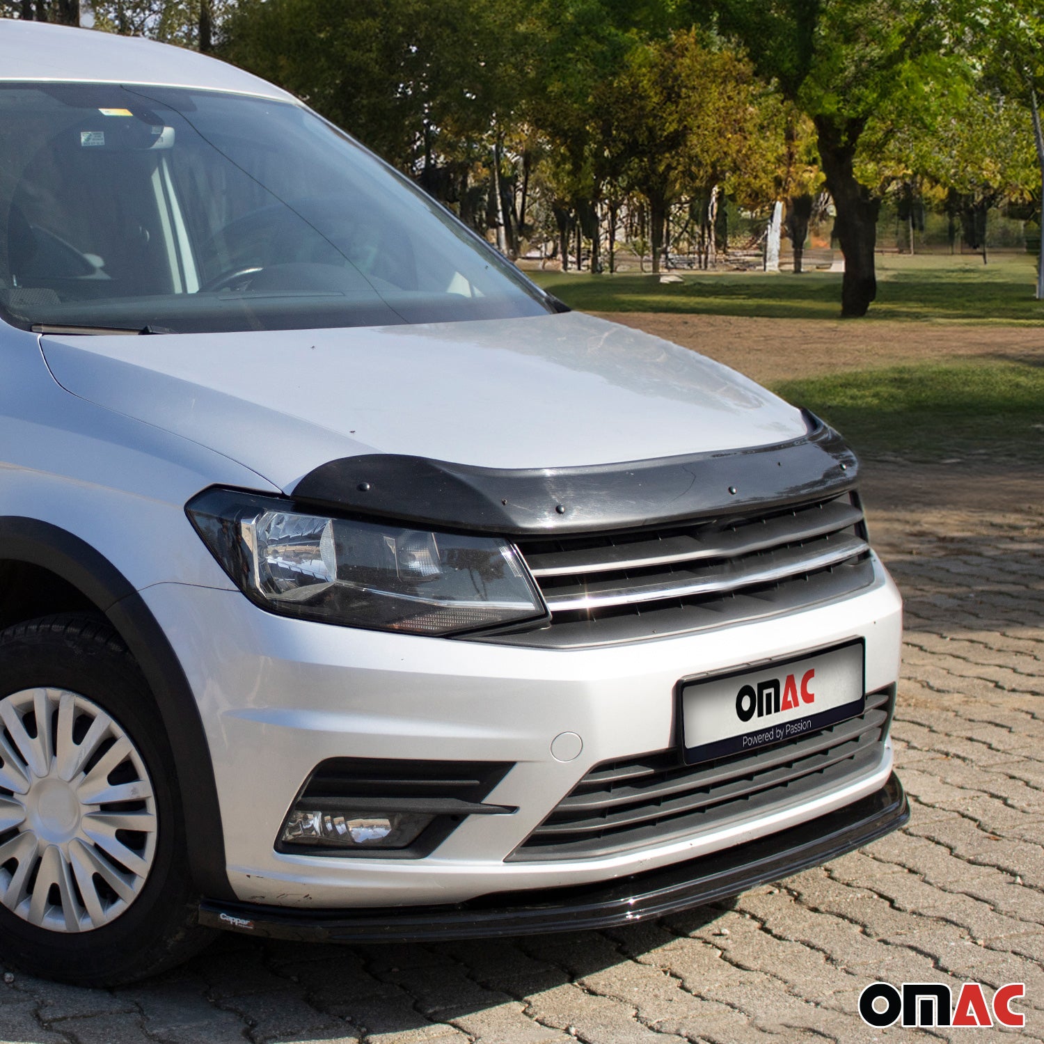 Deflecteurs d'air capot de voiture pour VW Caddy 2015-2020 Acrylique Noir