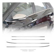 Garniture De Fenétre pour HYUNDAI i30 2012-2017 en acier inox chrome