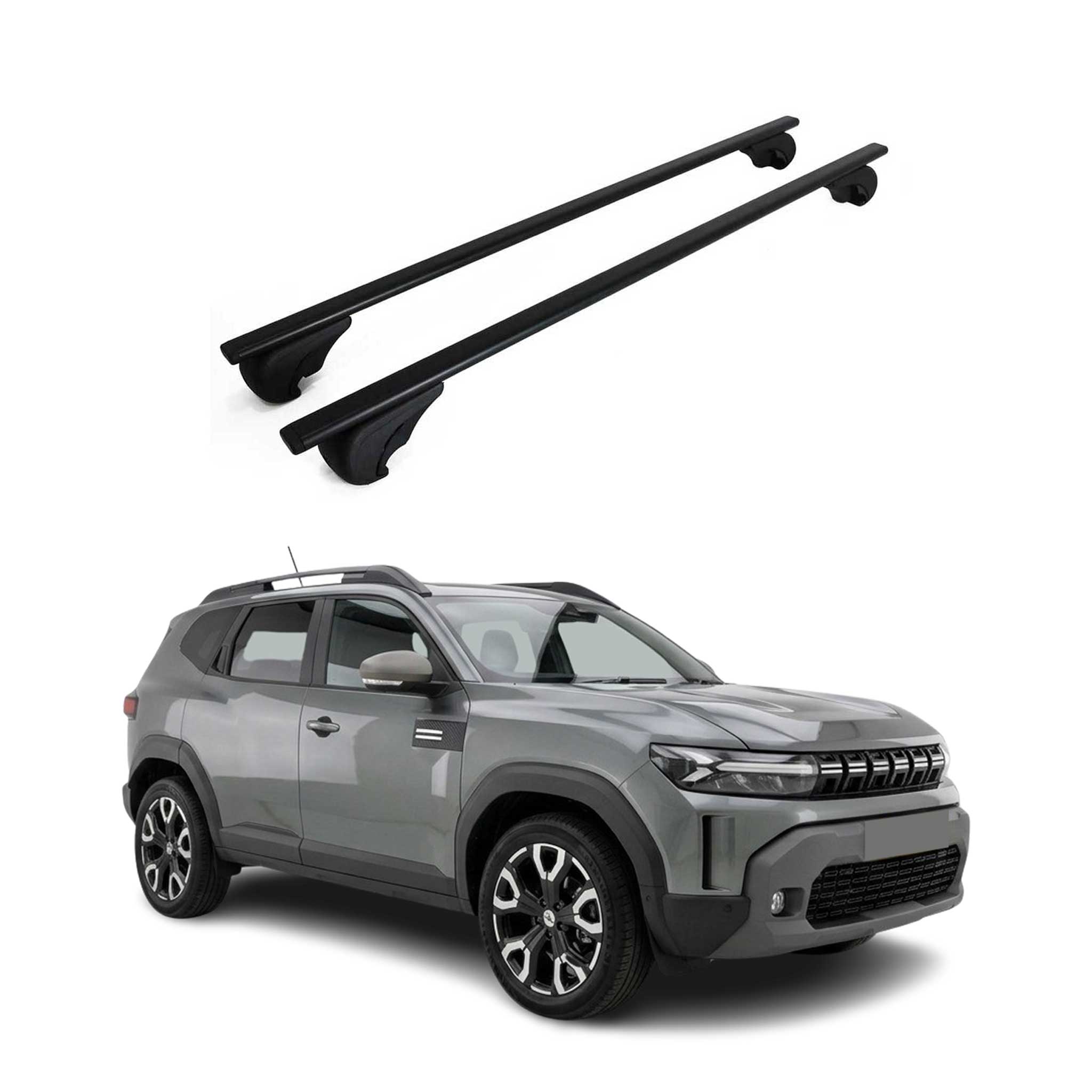 Barres de toit Transversales pour Citroen Jumpy 2016-2026 Acier Noir 2Pcs