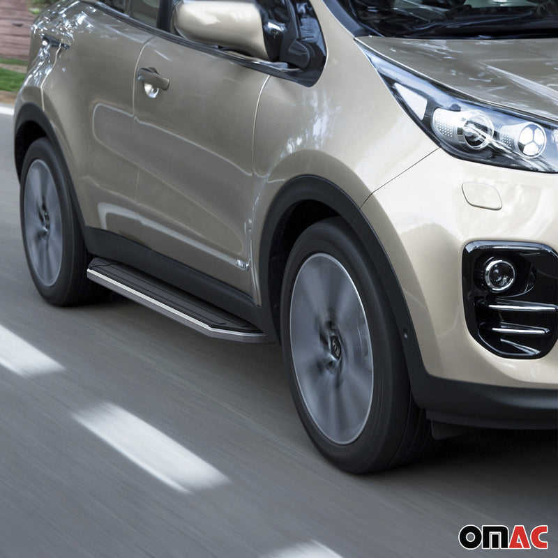 Marchepieds Latéraux pour Kia Sportage 2016-2023 ABE Alu