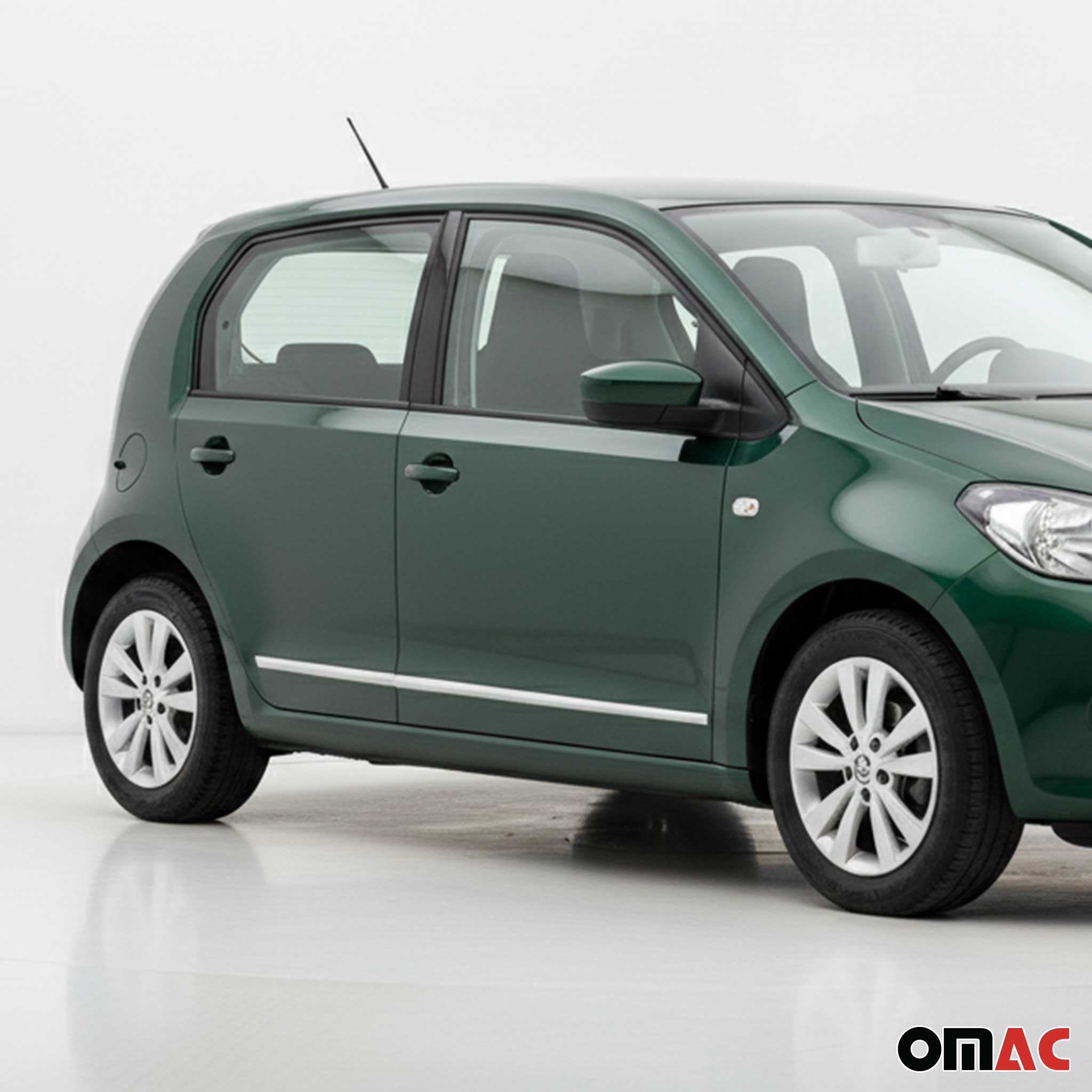 Garniture Baguette de porte latérale pour Skoda Citigo 2011-2025 HB inox 4Pcs