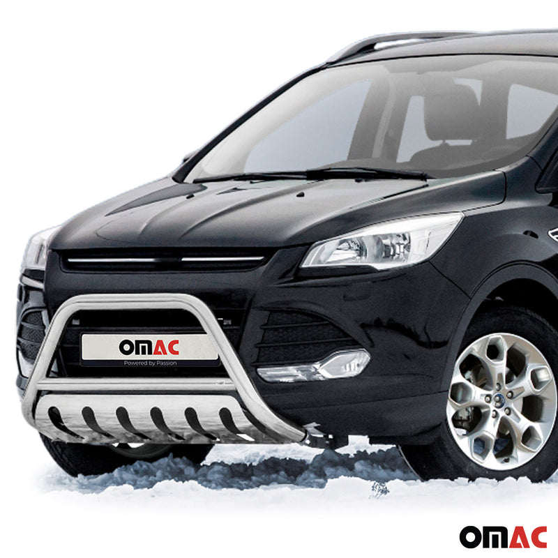 Pare-Buffle Avant Pour Ford Kuga 2012-2017 en Acier Inoxydable Argent