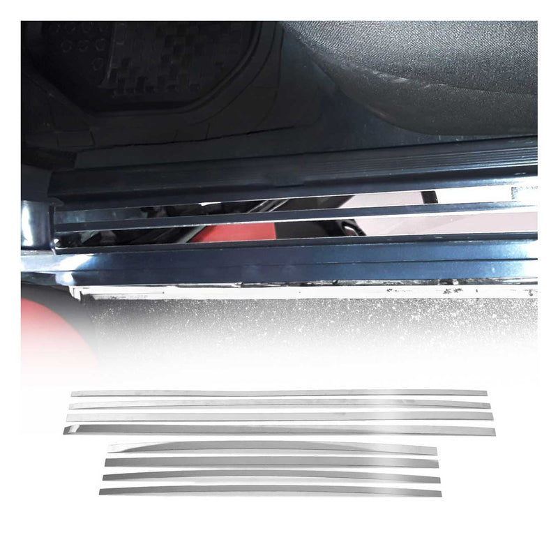 Couverture de Seuil de porte pour Mercedes Classe E W210 1995-2003 chromé 8 Pcs
