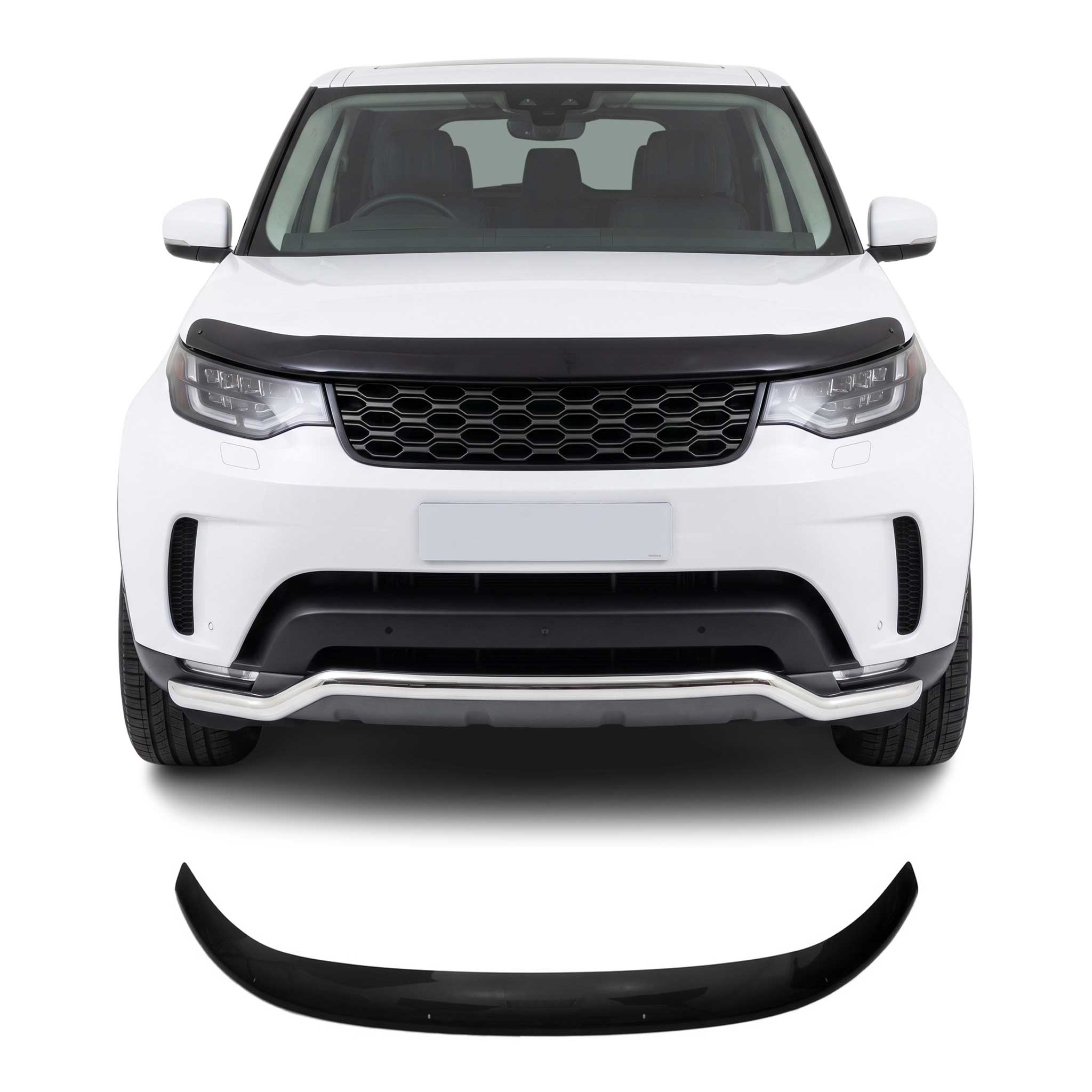 Déflecteurs d'air de capot pour Land Rover Discovery 2017-2026 Acrylique Noir