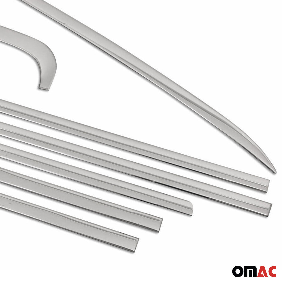 Garniture De Fenétre pour VW T5 Transporter 2003-15 RHD court acier inox chrome