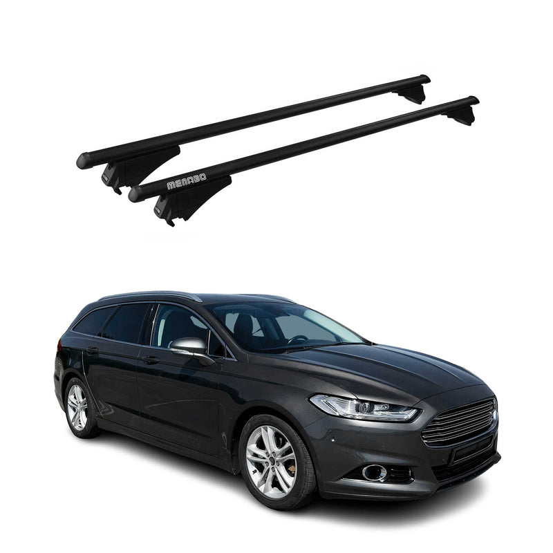 Tiger Barres de toit transversales pour Ford Mondeo mk5 Turnier 2014-2022 Noir