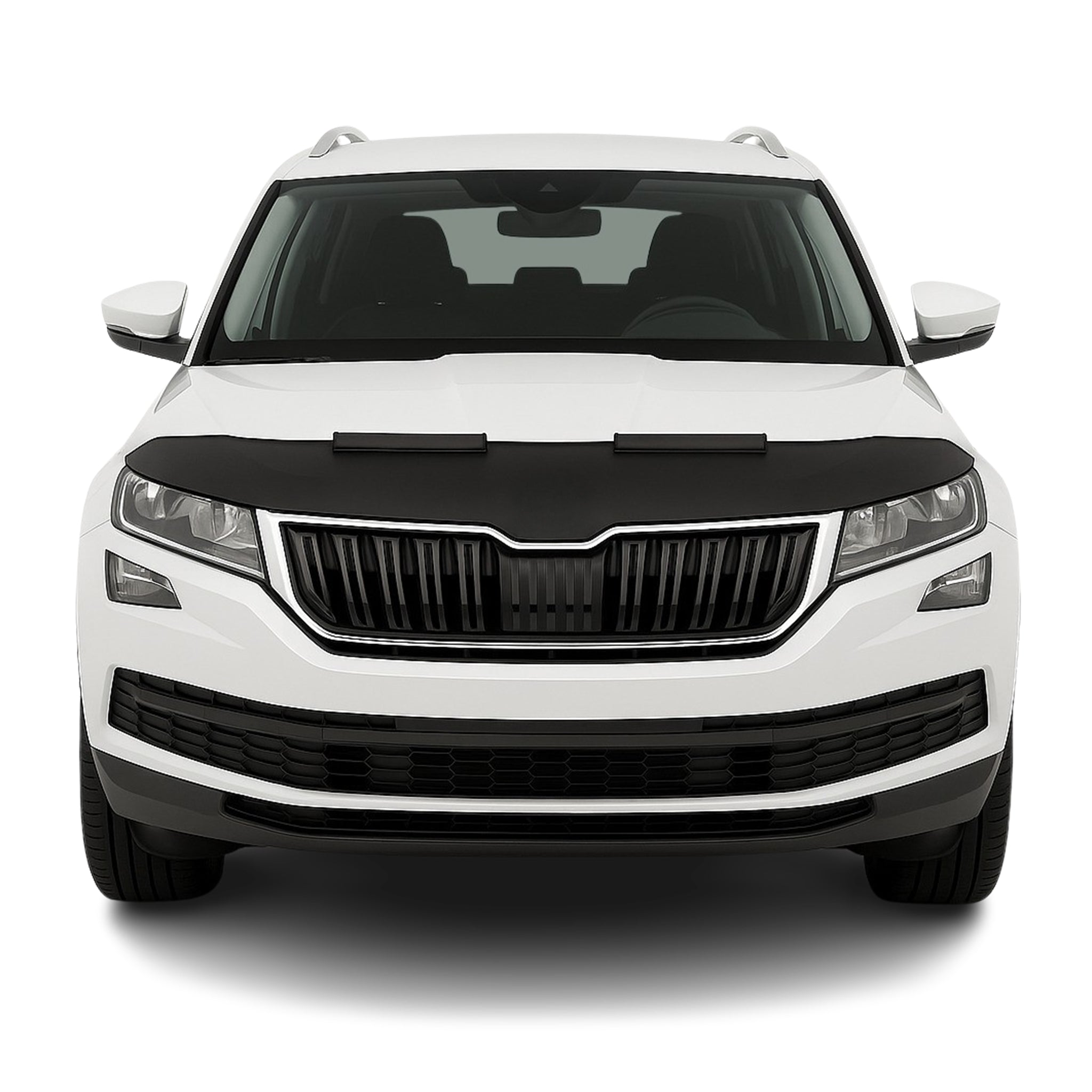 Protège Capot pour Skoda Kodiaq 2016-2026 Masque de voiture vinyle Noir