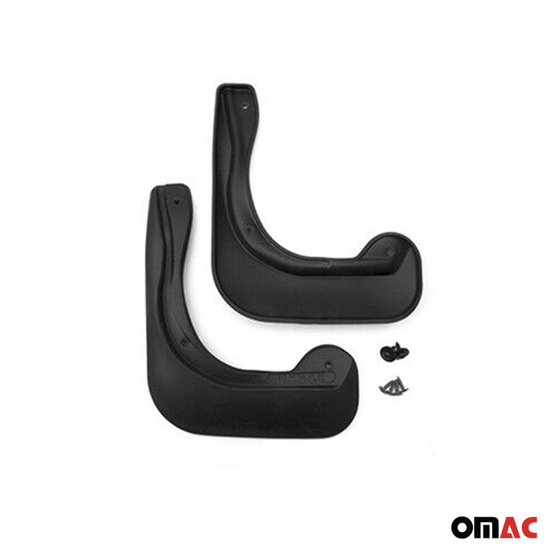 Bavettes Garde Boue pour Peugeot 408 2012-2025 Avant et Arrière Noir 4Pcs