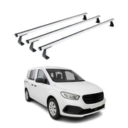 Barres de toit transversales pour Mercedes Citan 2021-2026 Aluminium Gris 3 pcs
