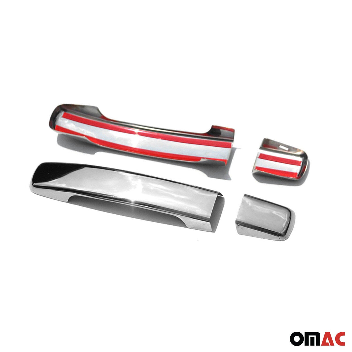 Couverture de poignée de porte pour Nissan Navara 2005-2015 2 Portes Acier Inox
