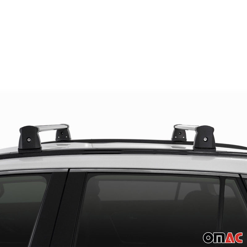 Menabo Barres Transversales Pour Toyota RAV4 XA50 2018-2025 Alu Gris 2x