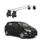 Barres de toit transversales pour Ford B-Max 2012-2017 Acier Gris