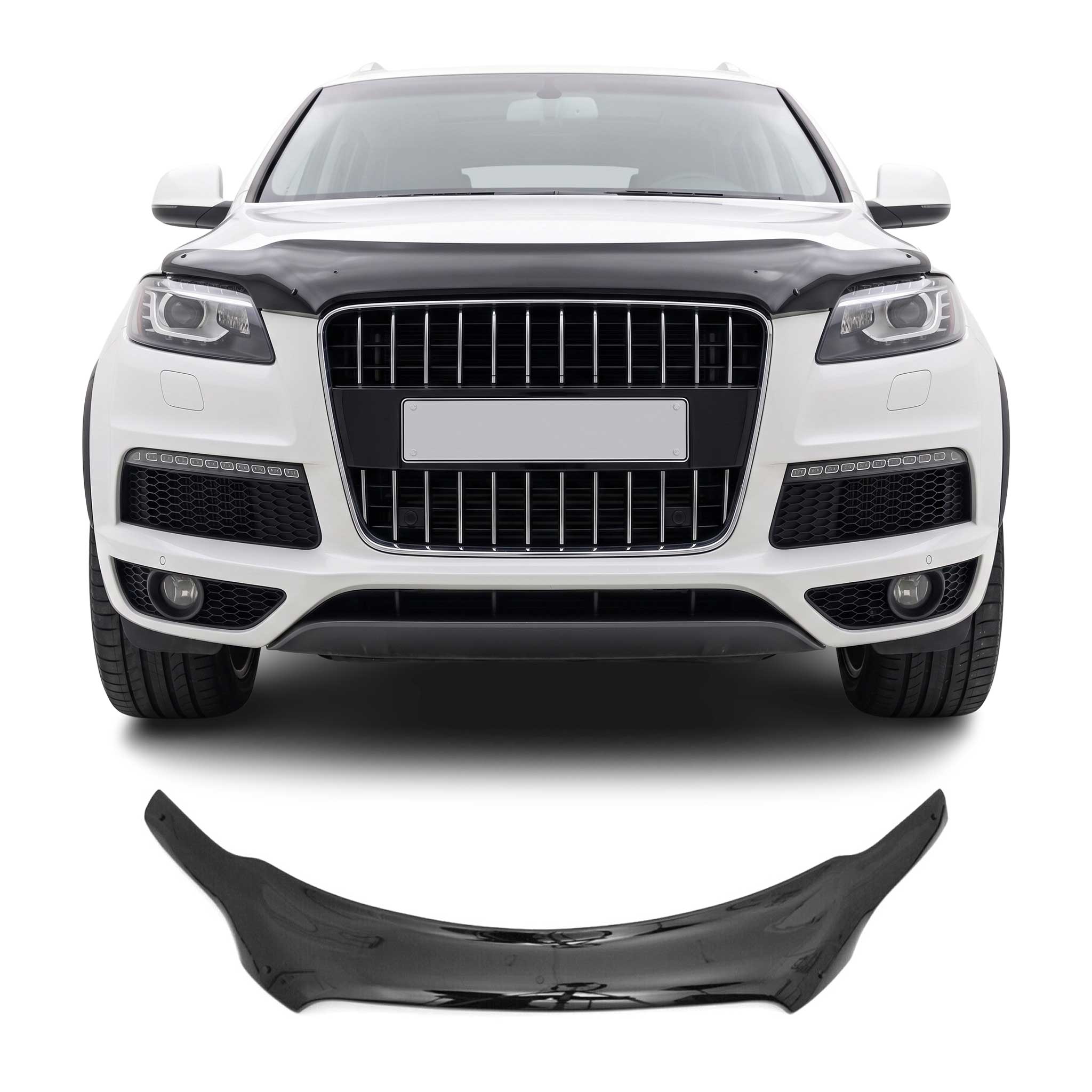 Deflecteurs d'air capot de voiture pour Protection pour Audi Q7 4LB 2006-2015