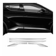 Garniture de Porte Latérale pour Toyota C-HR 2016-2023 Acier Inox 4Pcs