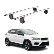 Barres de toit transversales Aluminium pour DR 3 2018-2026 TÜV 75 kg Gris 2Pcs