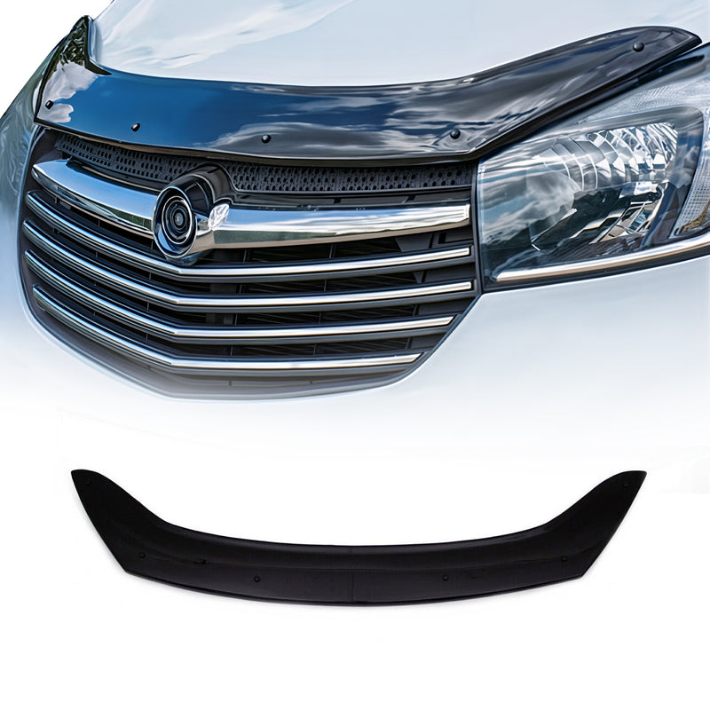 Deflecteurs d'air capot de voiture pour Fiat Talento 2016-2024 Acrylique Noir