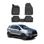 OMAC Tapis de sol pour Ford Ecosport 2014-2023 en caoutchouc Noir