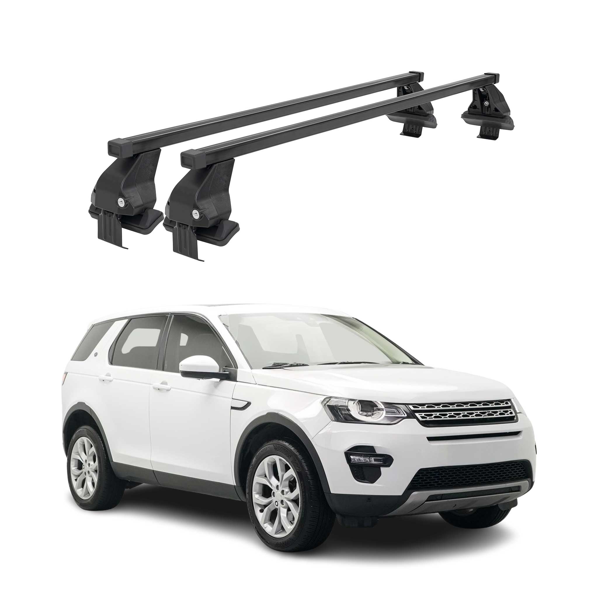 Barres Transversales Menabo pour Land Rover Discovery Sport 2015-2019 Noir