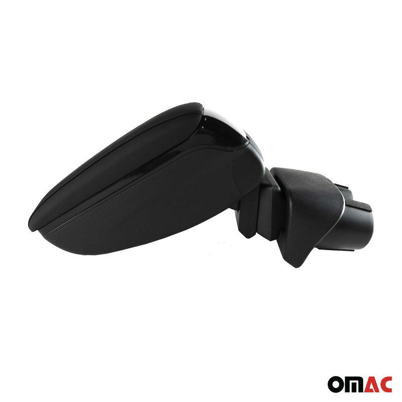 Accoudoir pour VW Caddy 2003-2020 Touran 2003-2015 Vinyl Abs Noir Coulissant