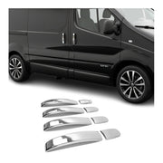 Couverture de poignée de porte pour Renault Trafic 2001-2014 en Acier Inoxy