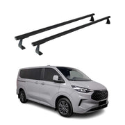 Barres de toit transversales pour VW Transporter T7 2023-2026 Aluminium Noir 2x