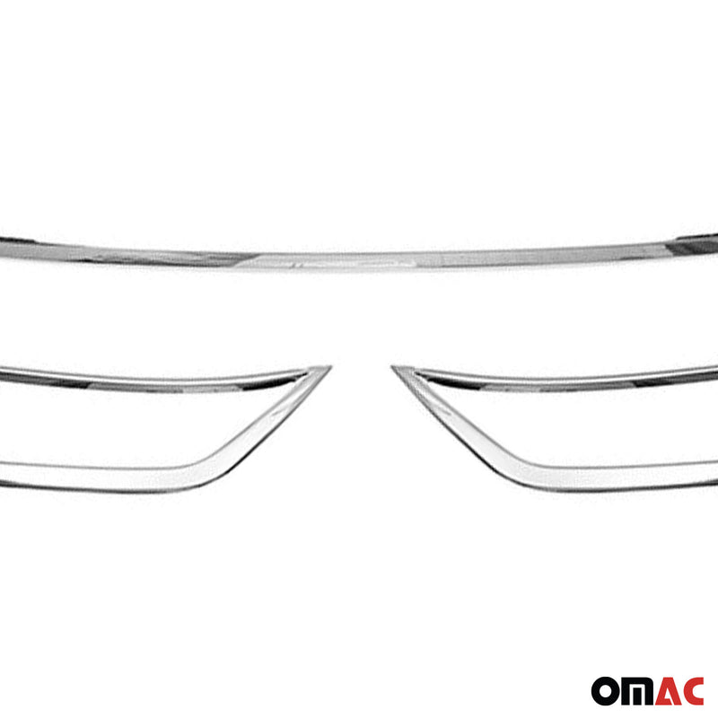 Garniture de Diffuseur de Pare-chocs Arrière pour Skoda Octavia 2012-2019 3Pcs