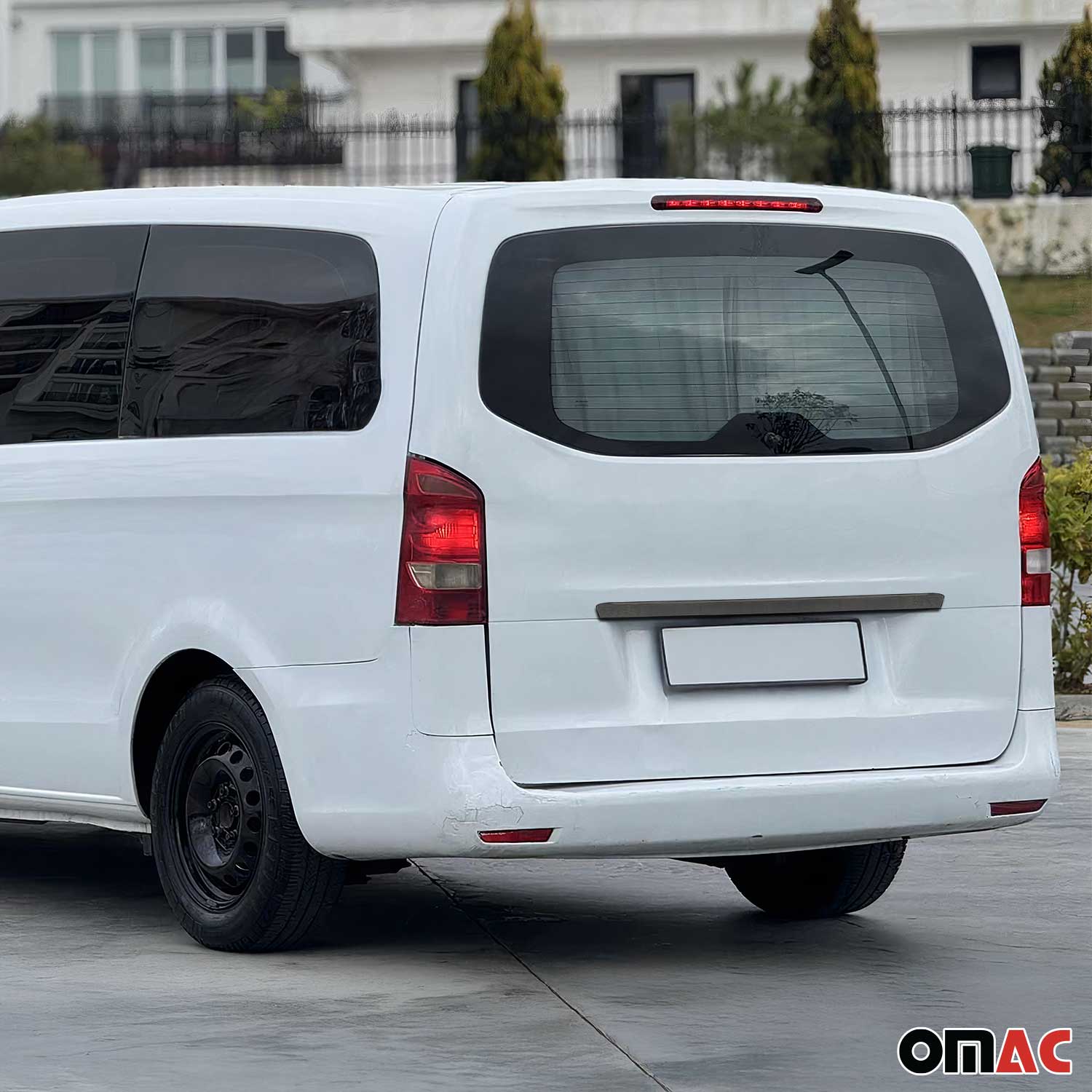 Poignée de Coffre Arrière pour Mercedes Vito W447 2014-2025 acier inox foncé