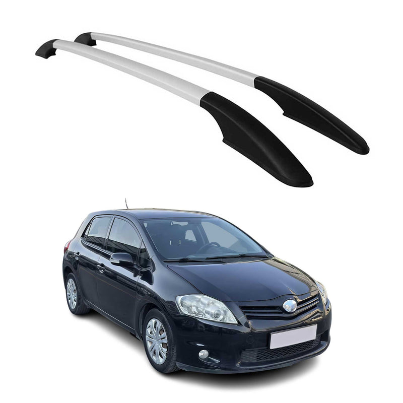 Barres de toit longitudinales pour Toyota Auris 2006-2013 en Alu gris