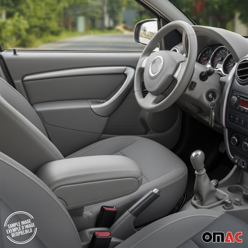 Accoudoir pour Renault Clio IV 2012-2020 Vinyl Abs Gris